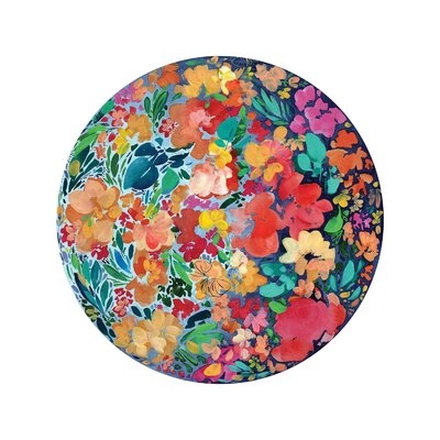 Floral Eclipse by Creativeingrid - Wrapped Canvas Painting - Image 0