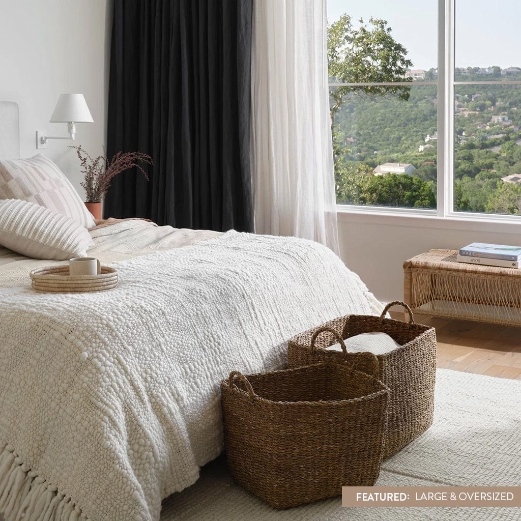 The Citizenry Padma Rectangle Storage Baskets | Small | Natural - Image 7