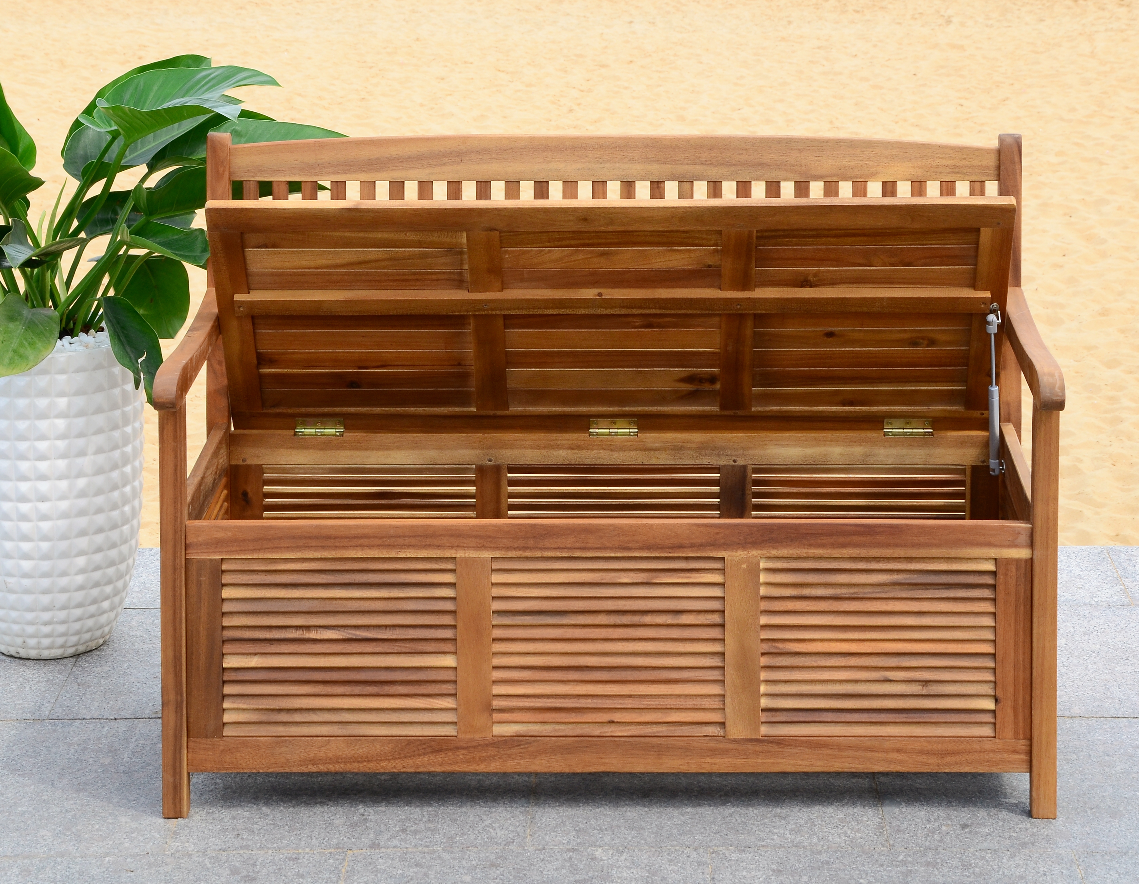 Brisbane Storage Bench - Natural - Safavieh - Image 8