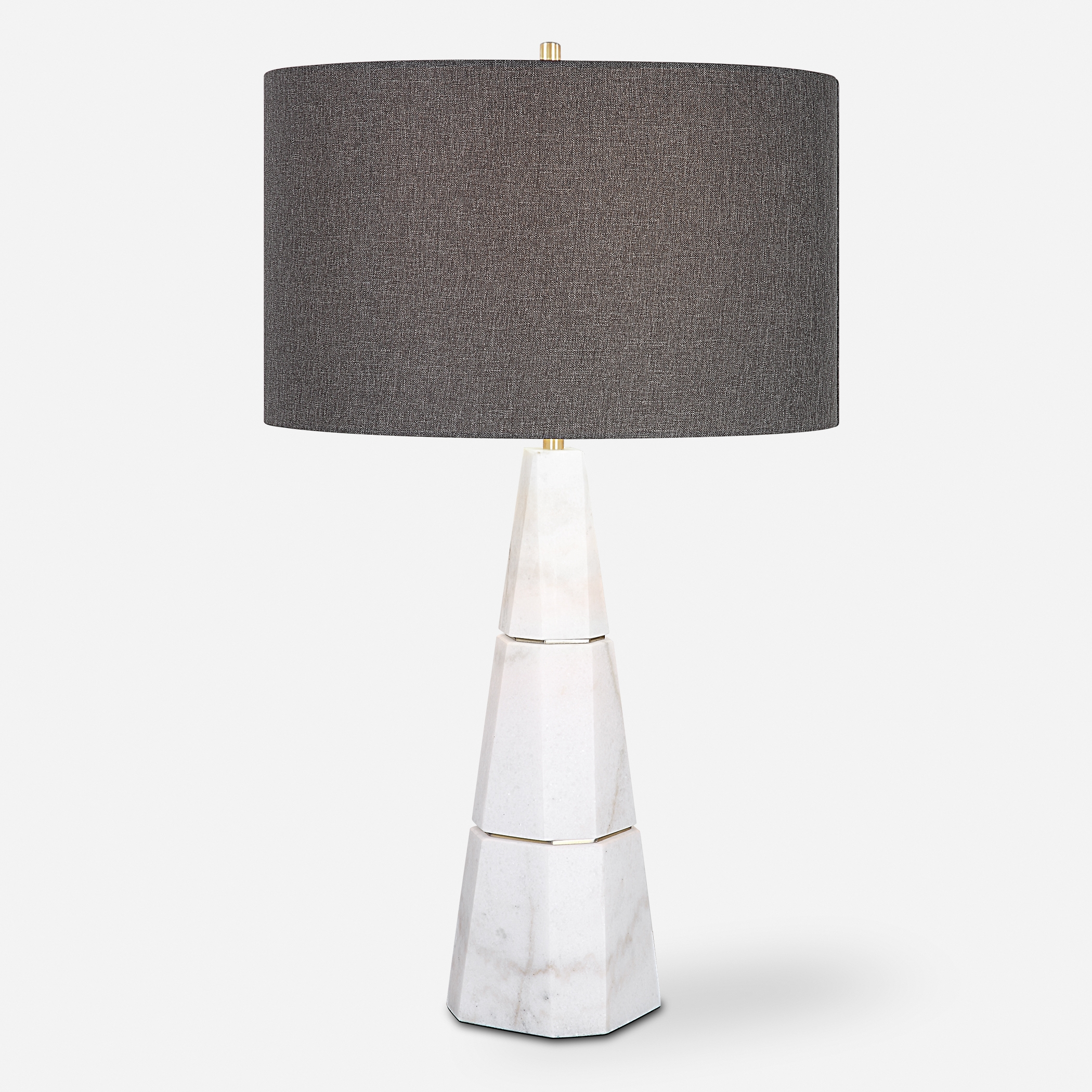 Citadel White Marble Table Lamp - Image 0