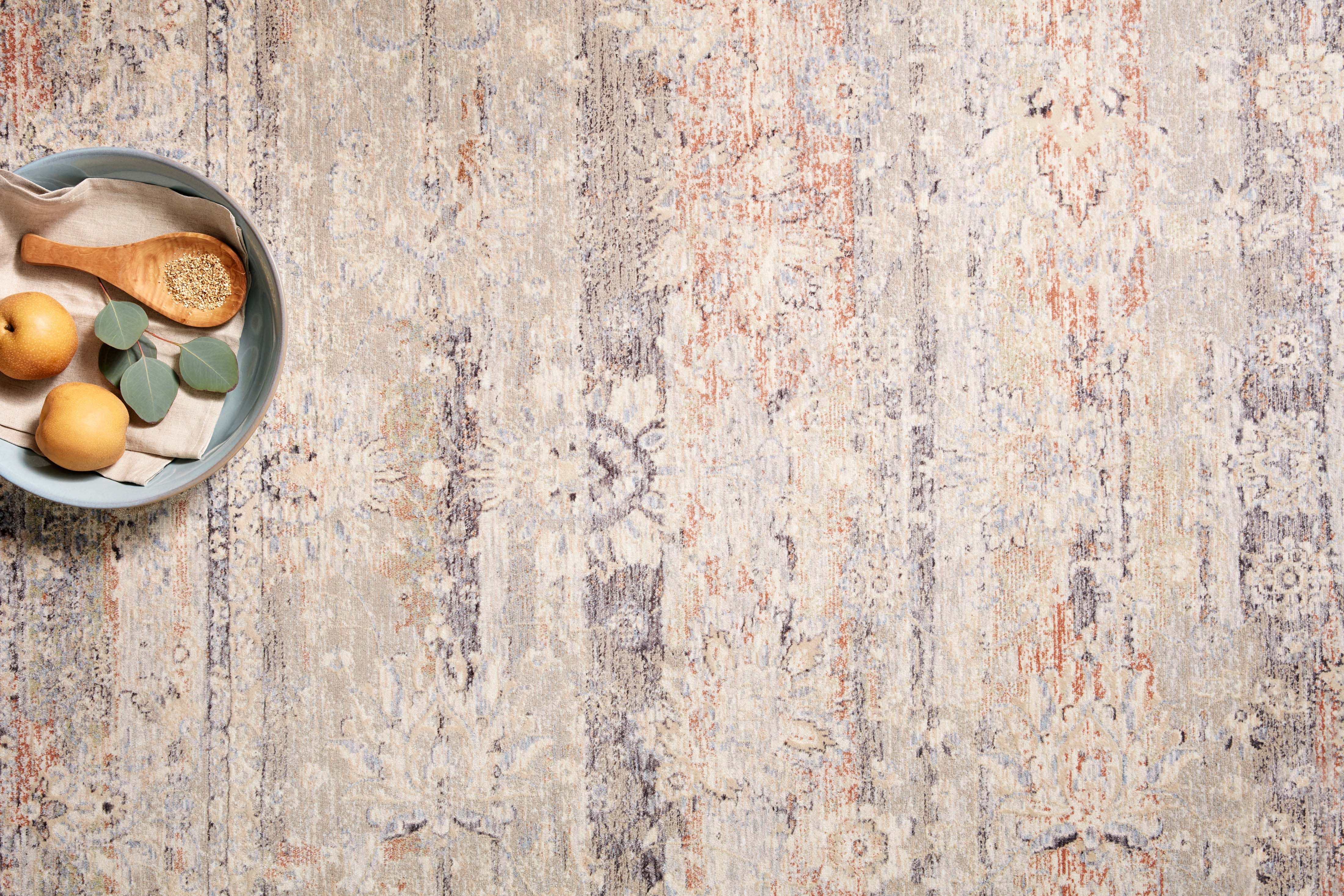 Loloi Faye FAY-09 Denim / Rust 5'-3" x 7'-9" - Image 1