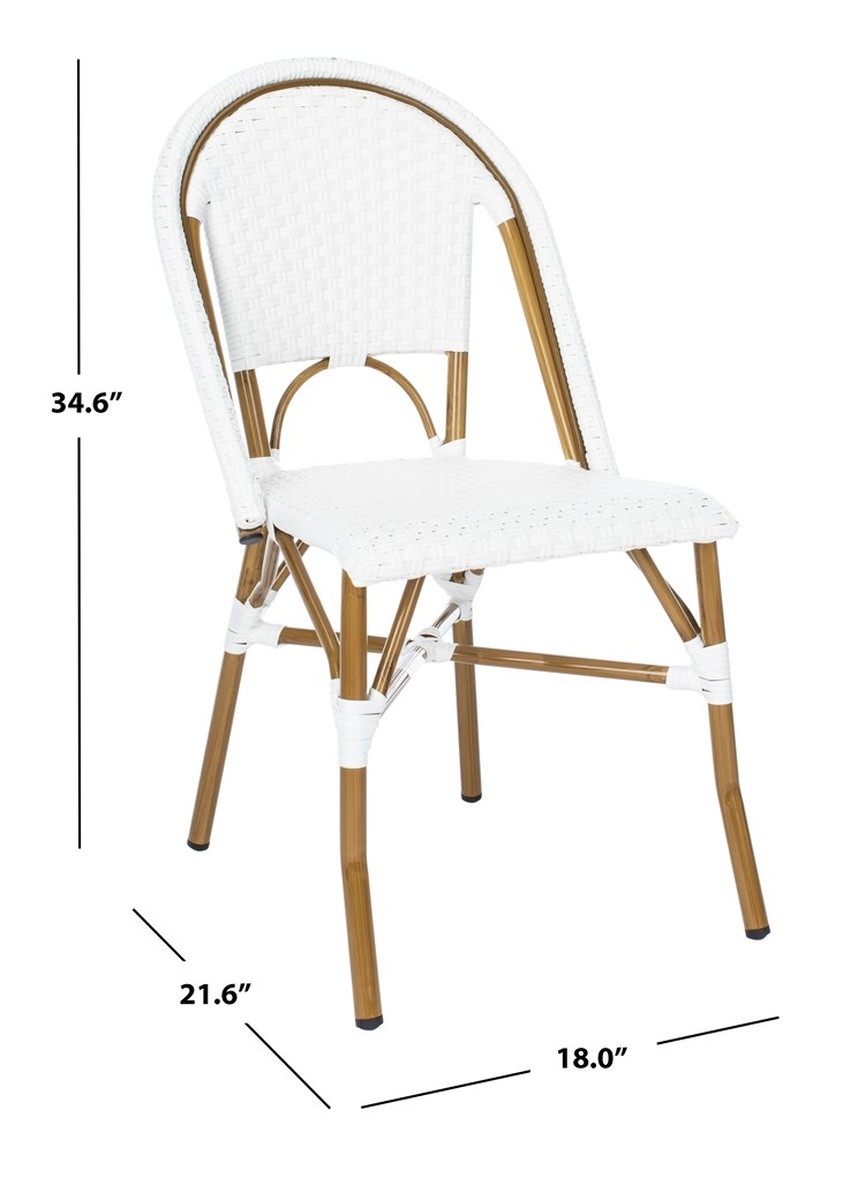 Salcha Side Chair - White - Safavieh - Image 9