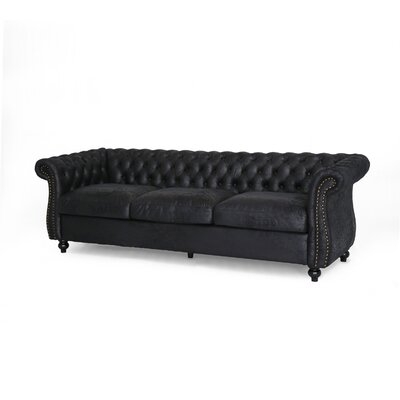 Chesterfield 84.5" W Rolled Arm Sofa - Image 0