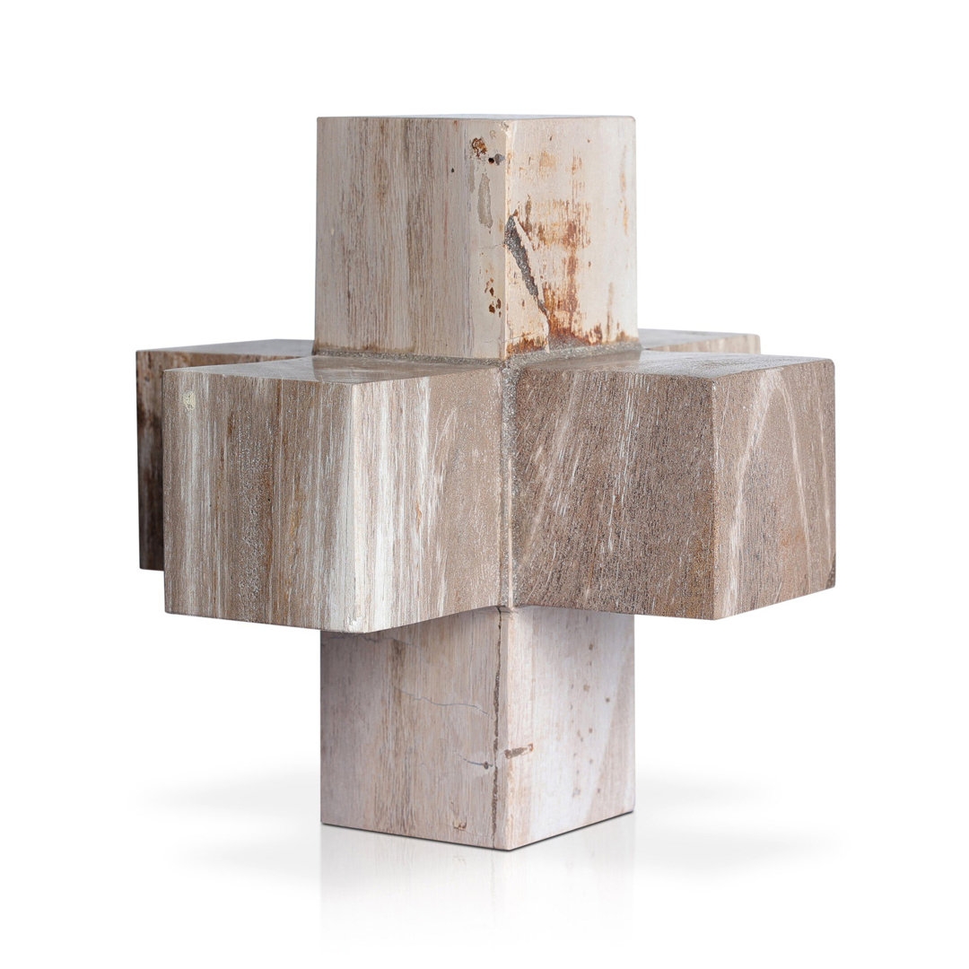 Four Hands Petrified Wood Jack-Dark Petrified Wood - Image 0