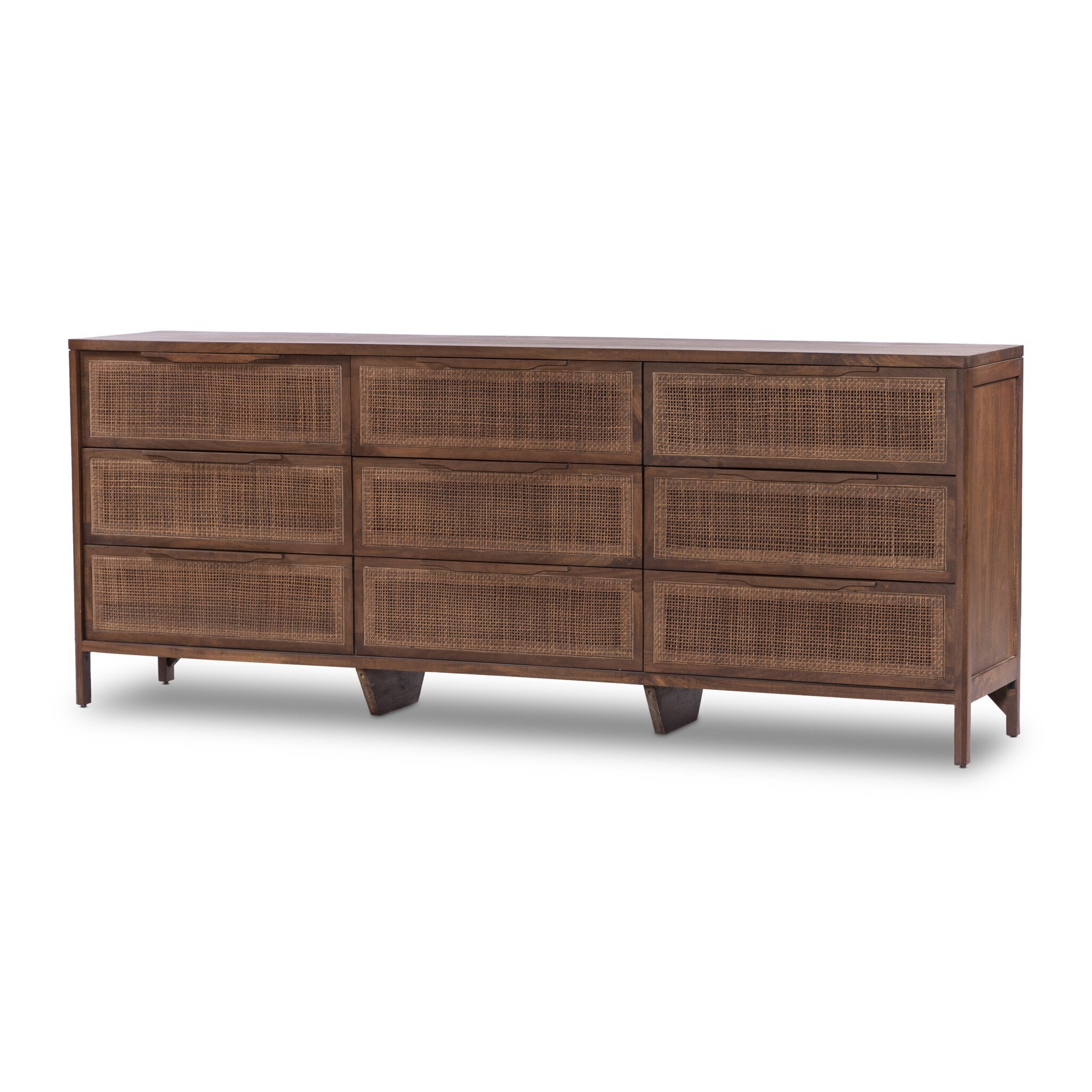 Sydney 9 Drawer Dresser - Brown Wash - Image 0