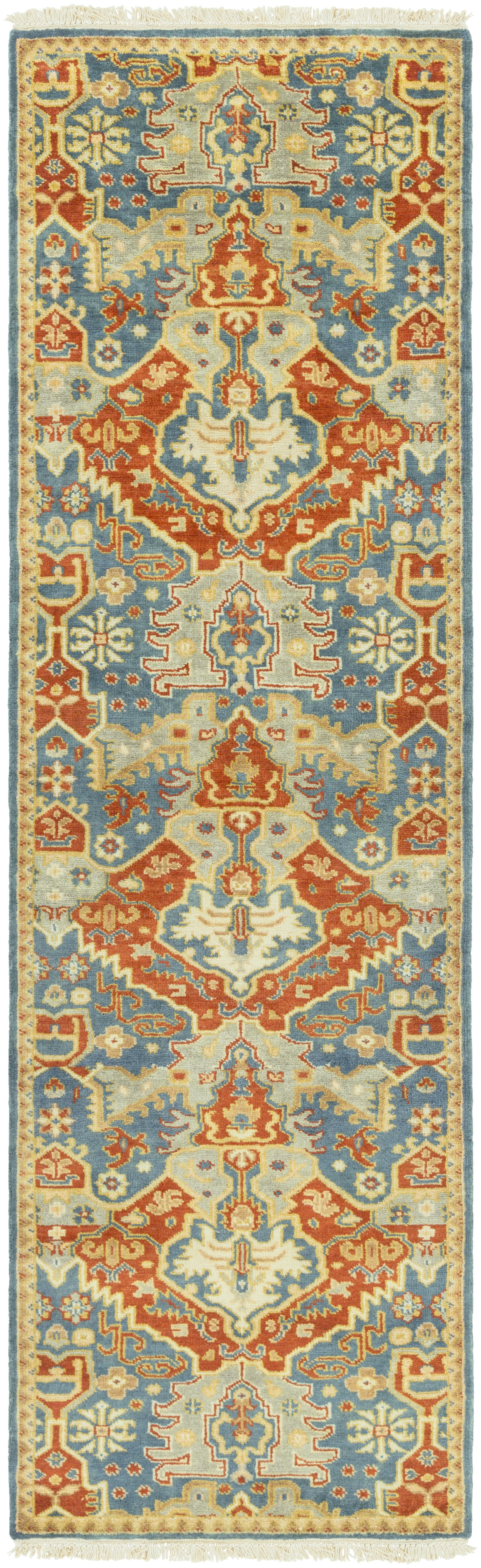 Antolya Beige Indoor 2'6" x 8' Handmade Rug - Image 0