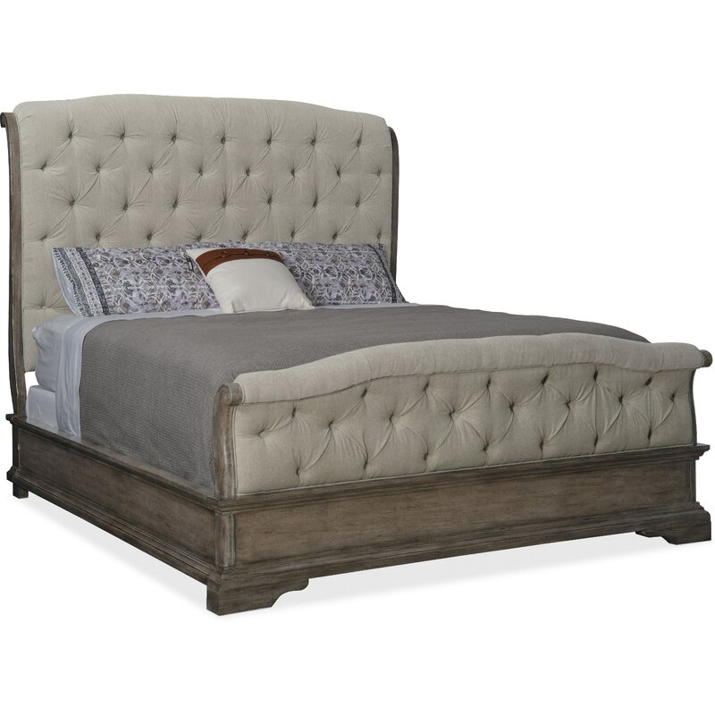 Hooker Furniture Tufted Upholstered Low Profile Standard Bed - Image 0