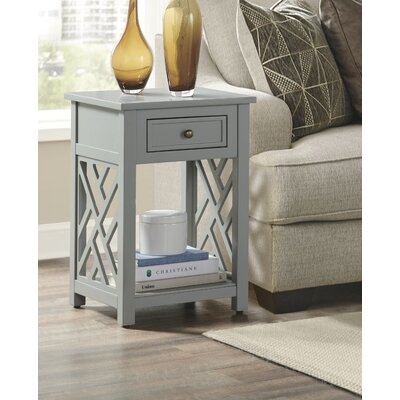Lund 1 - Drawer End Table with Storage - Image 0