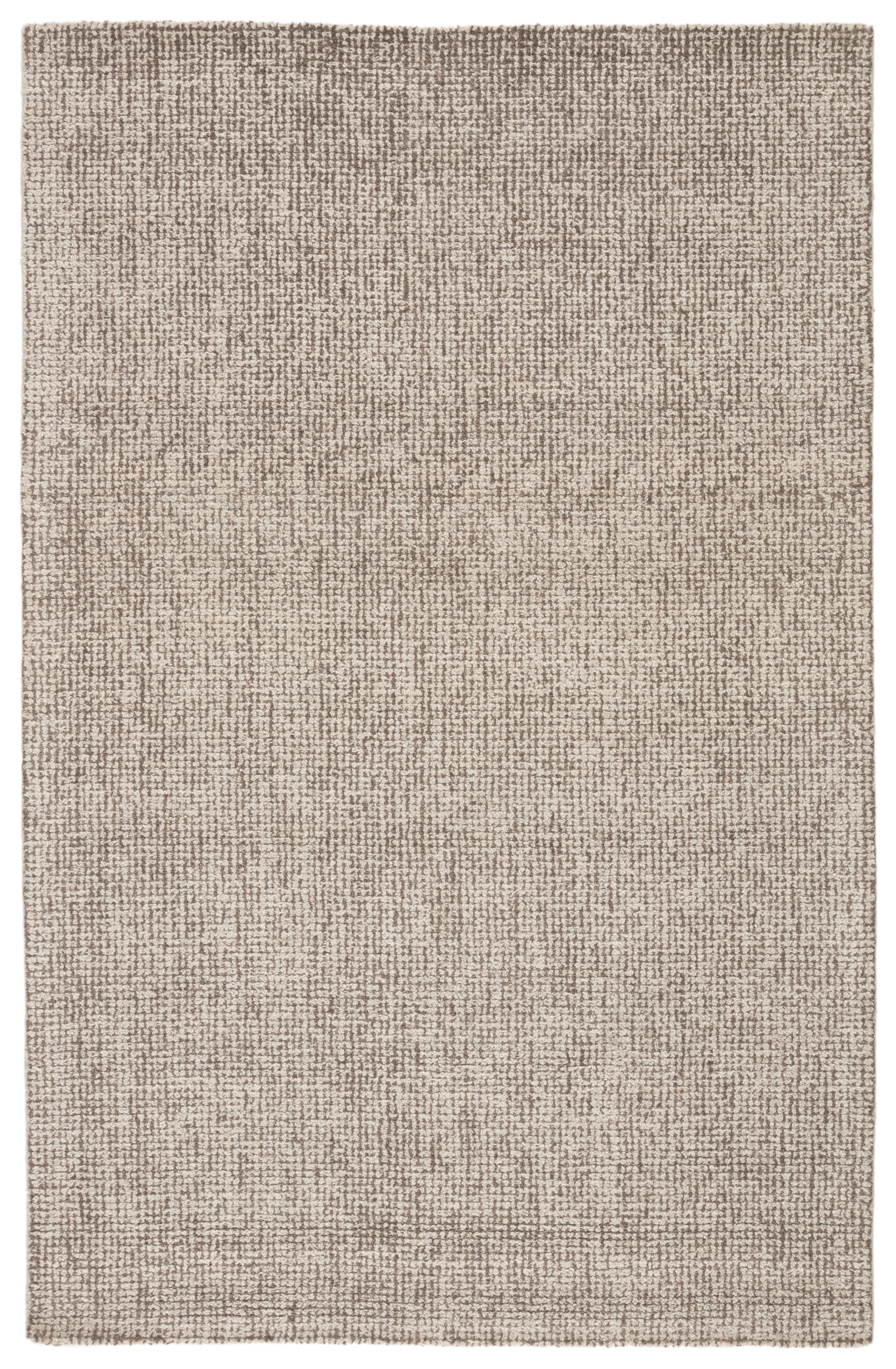 Oland Handmade Abstract Gray/ Light Gray Area Rug (9' X 12') - Image 0