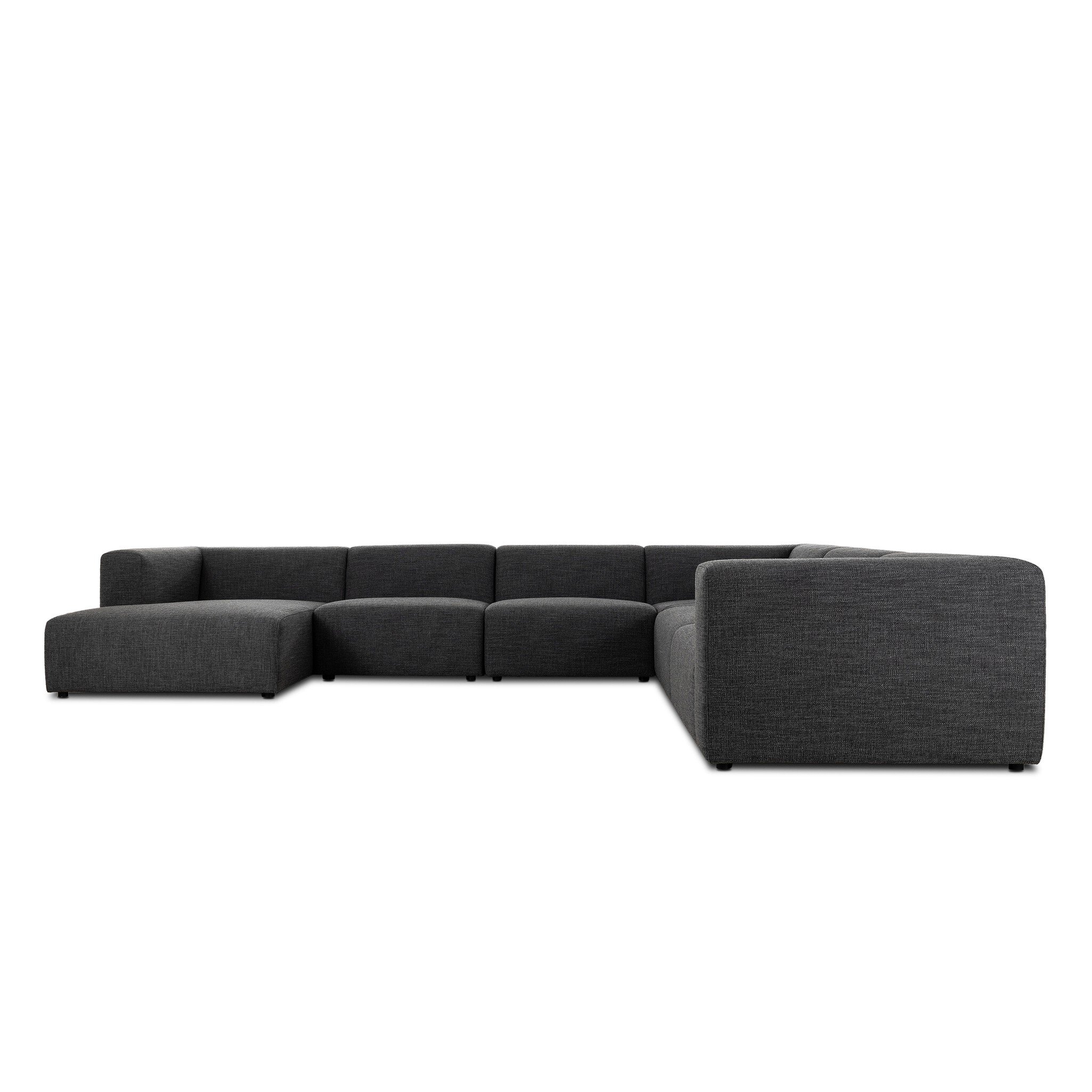 Lawndale 6 Piece Sectional - Saxon Charcoal - Image 2