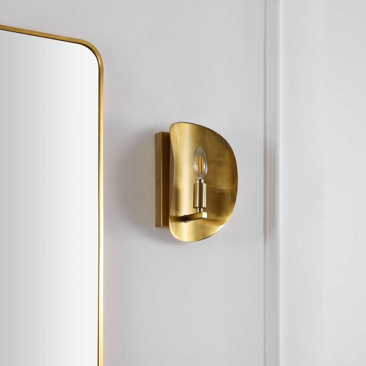 Calluna 4" Wall Sconce - Brass - Safavieh - Image 2