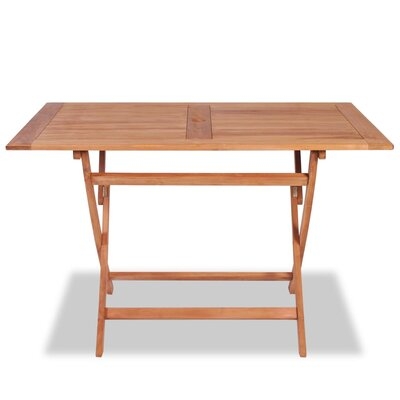 Carroll Folding Teak Dining Table - Image 0