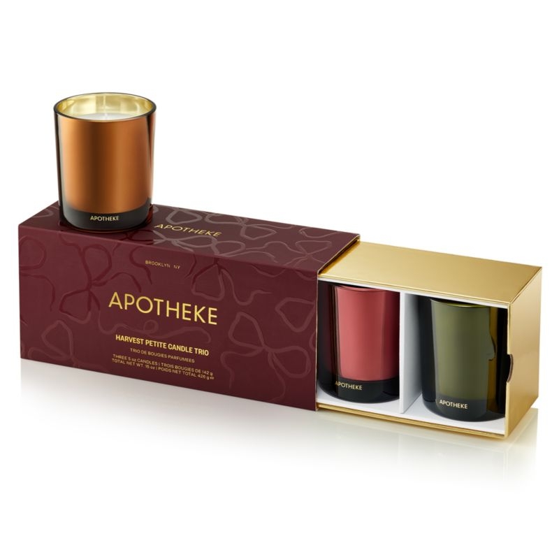 Apotheke Harvest Petite Candle Trio, Set of 3 - Image 2