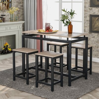 5 - Piece Kitchen Counter Height Table Set - Image 0