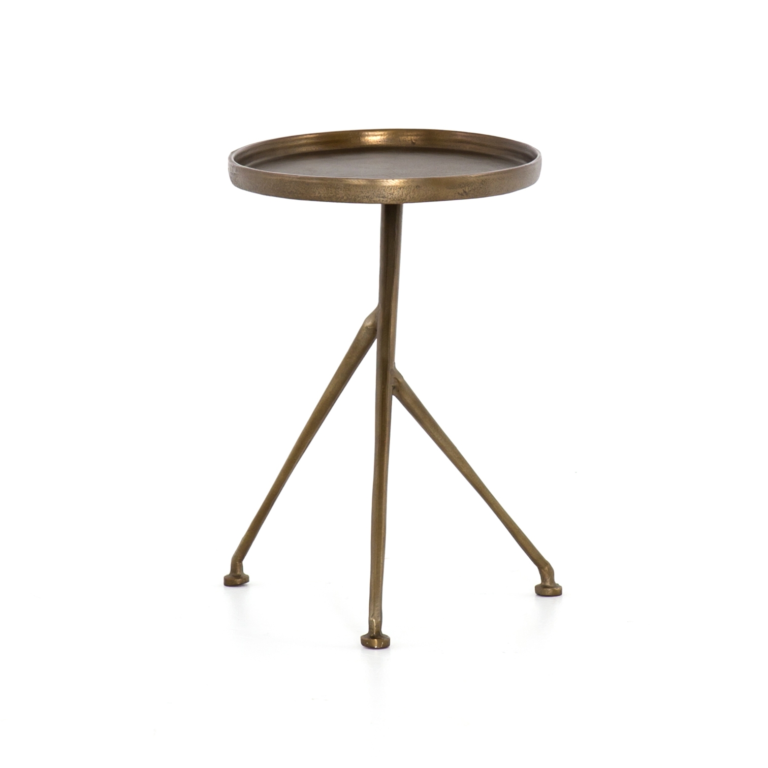 Schmidt Accent Table - Raw Antique Brass - Image 12