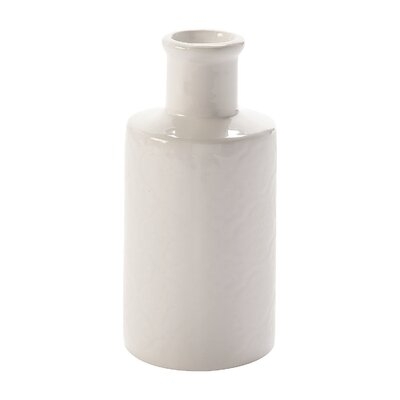 White Ceramic Bottle Vases - None - Vases - 3 Pieces - Image 0
