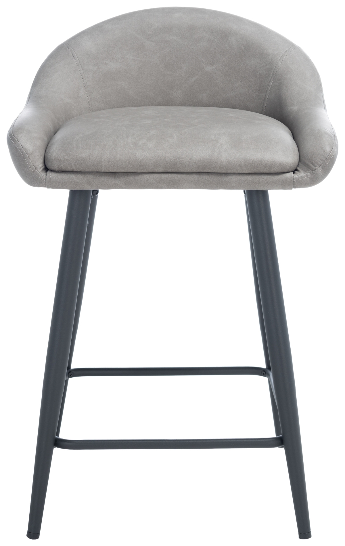 Anson Counter Stool - Grey / Black - Safavieh - Image 0