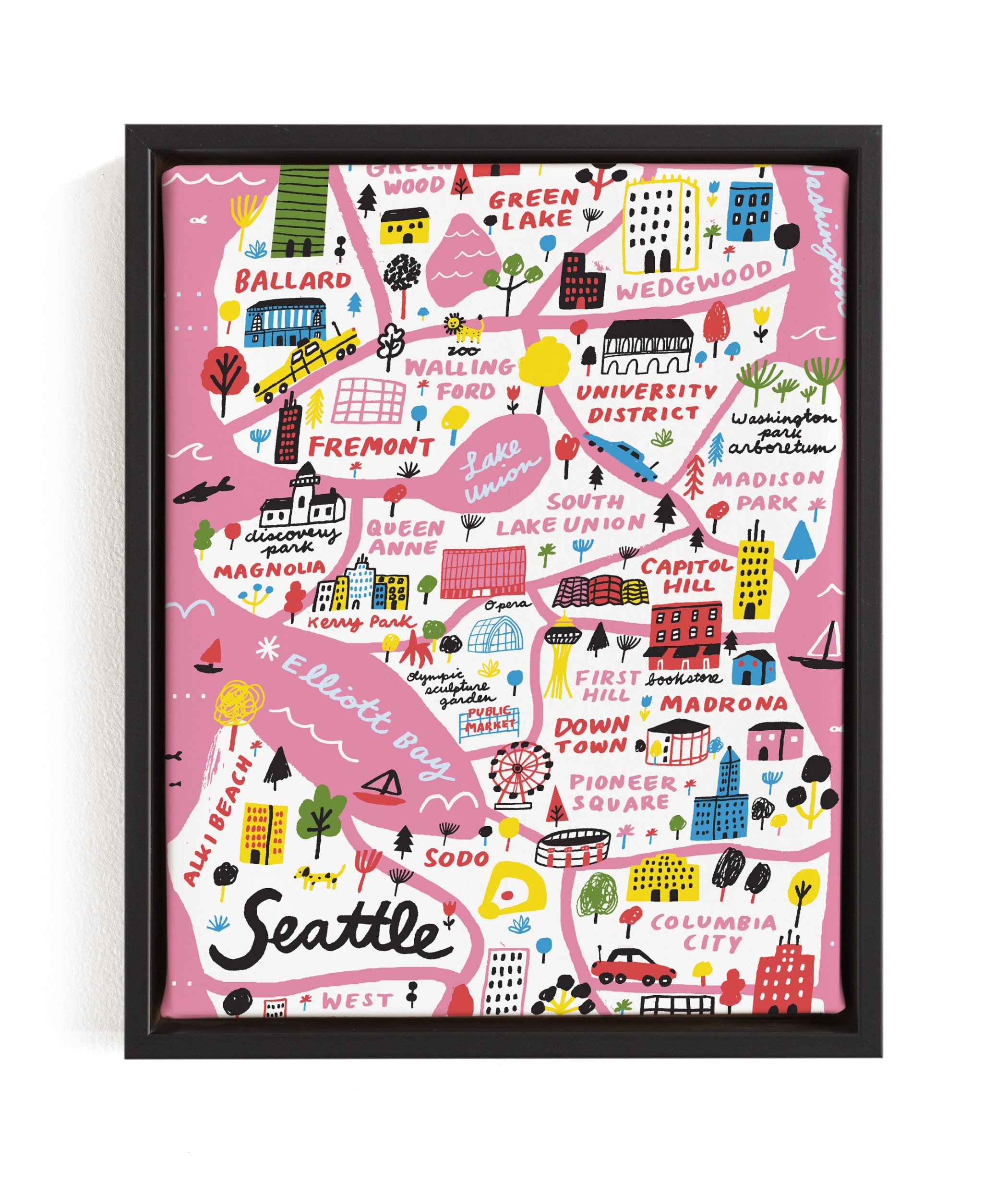 I Love Seattle Limited Edition Fine Art Print 1 - Image 0