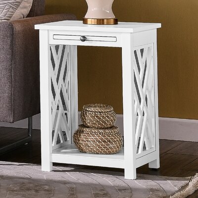 Lund End Table with Storage - Image 0