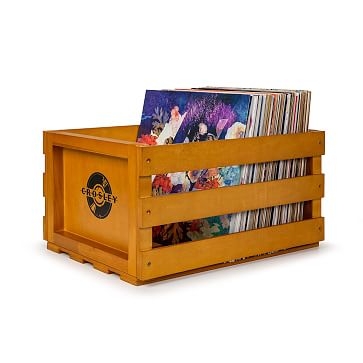 Crosley Record Storage Crate, Mahogany - Image 1