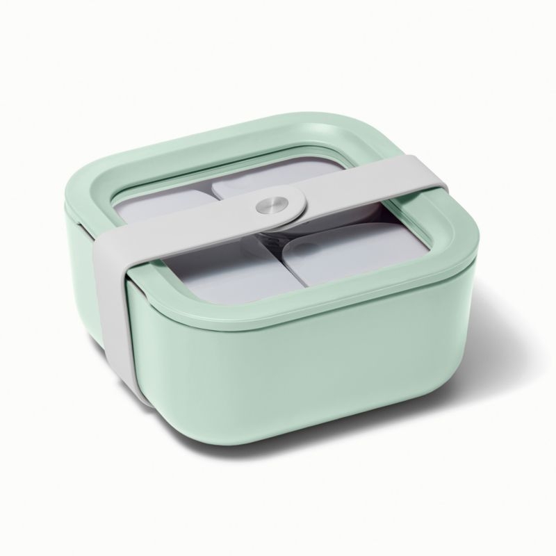 Caraway ® Mist 6.6-Cup Non-Stick Glass Food Storage Container with Lid - Image 1