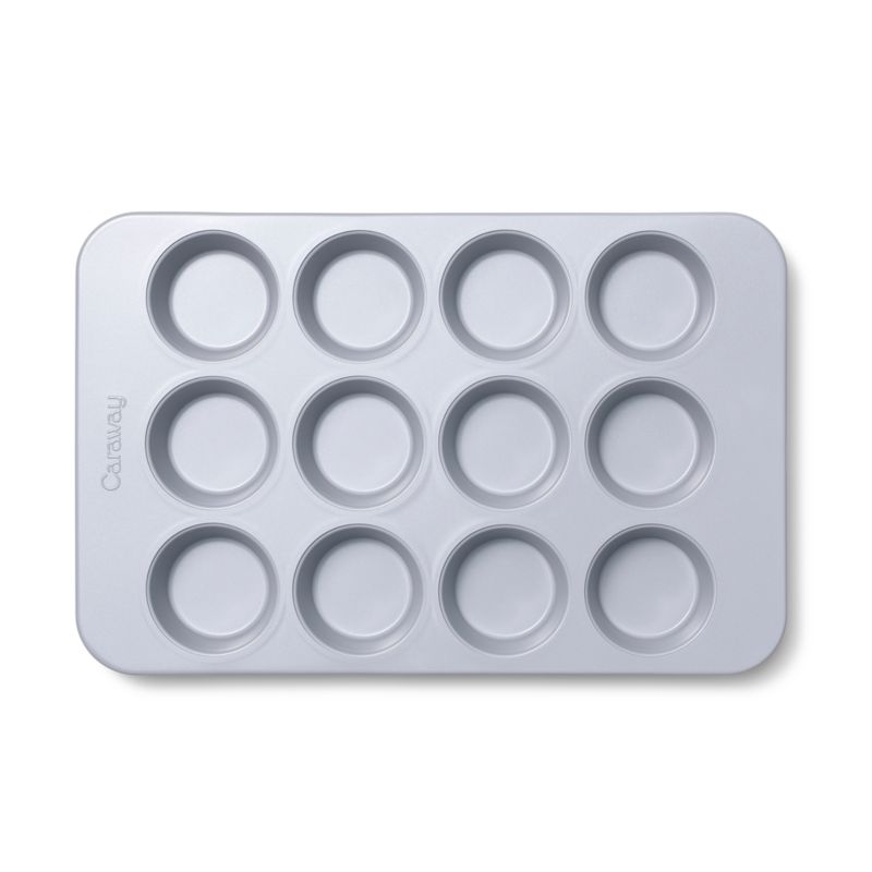 Caraway Non-Stick Ceramic Muffin Pan in Navy - Image 2