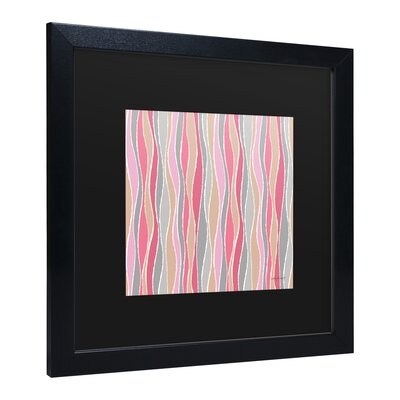 Lisa Audit 'Think Pink 16' Matted Framed Art - Image 0