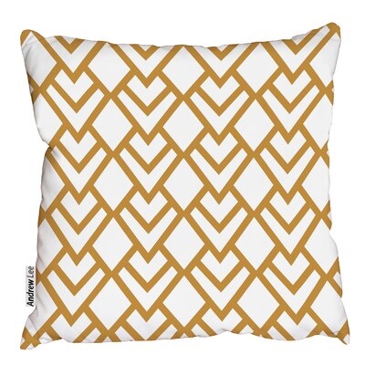 Cotton Geometric Pillow - Image 0