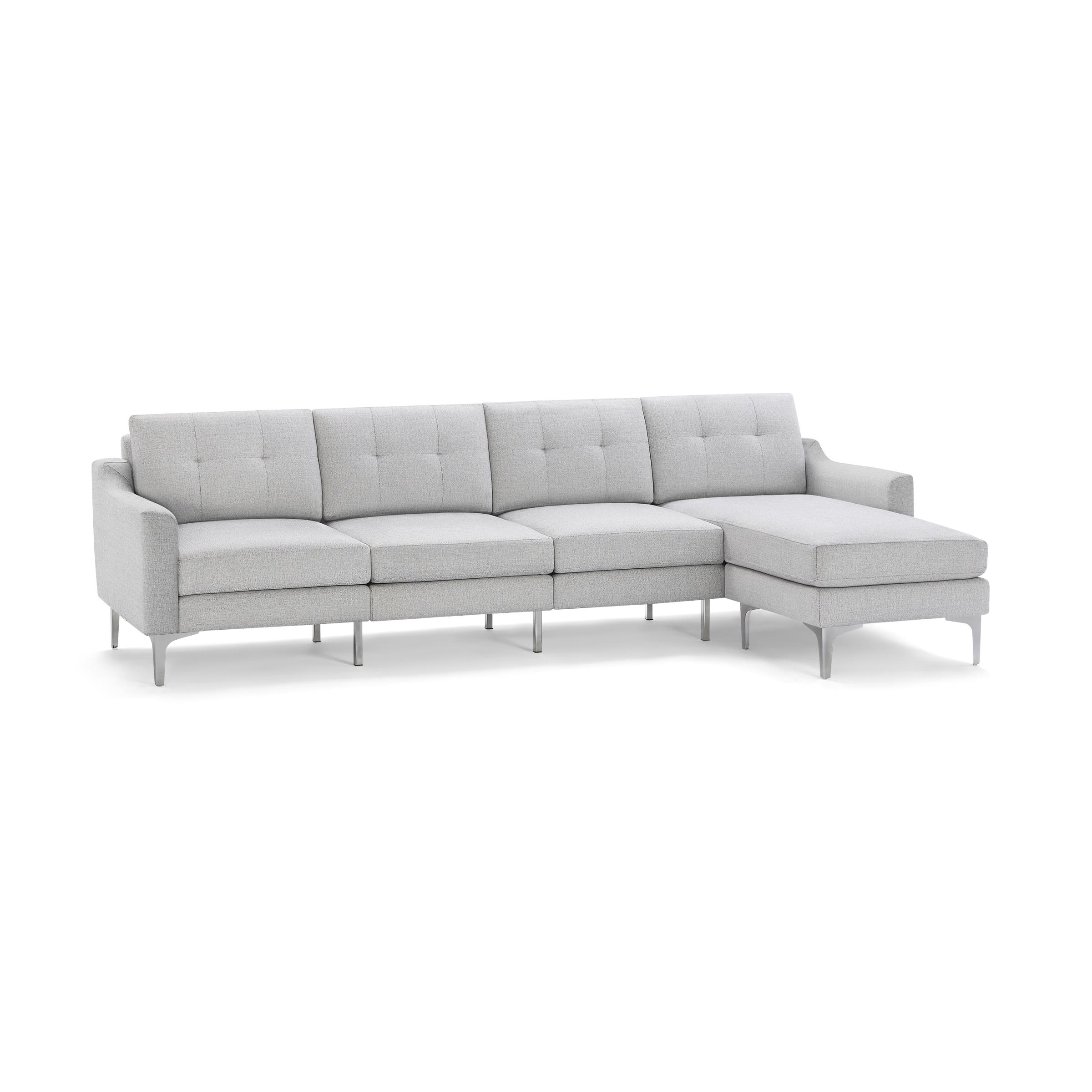 Nomad King Sectional in Crushed Gravel - Image 0