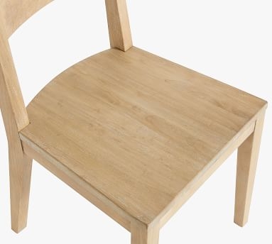 Menlo Wood Dining Chair, Bone White - Image 1