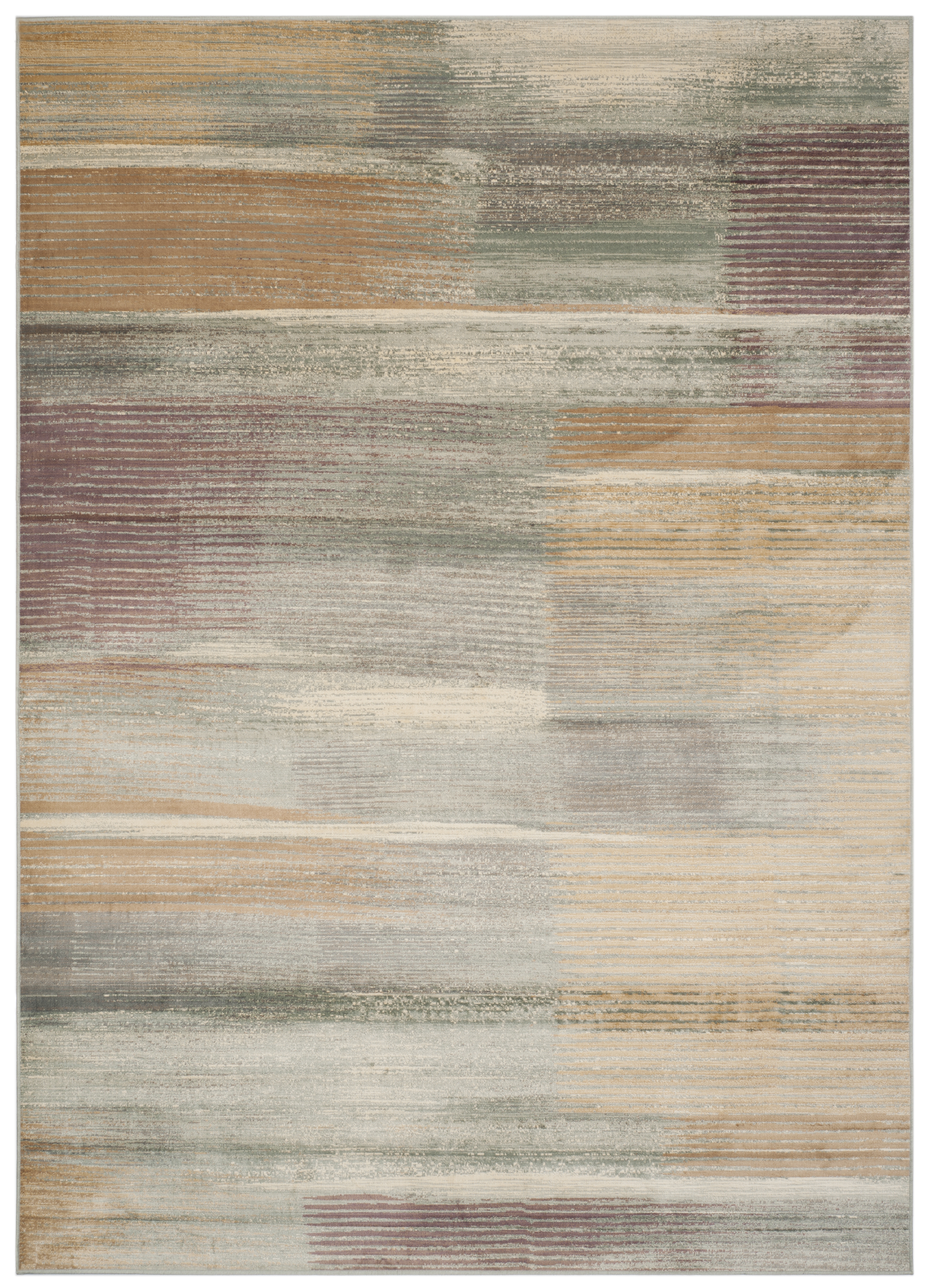 Arlo Home Woven Area Rug, VTG198-2110, Light Blue,  8' X 11' 2" - Image 0