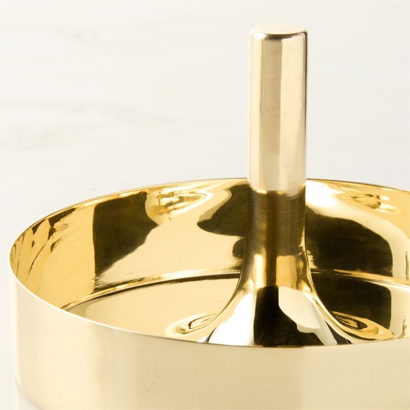 Hierarchy Unlacquered Polished Brass Catchall Dish by Bill Curry - Image 3