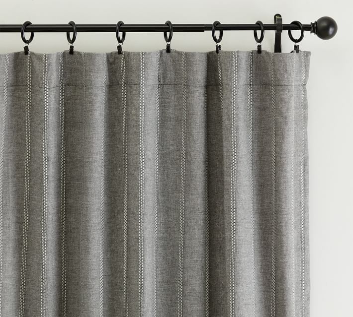 Gramercy Curtain, Gray, 50 x 96", Set of 2 - Image 2