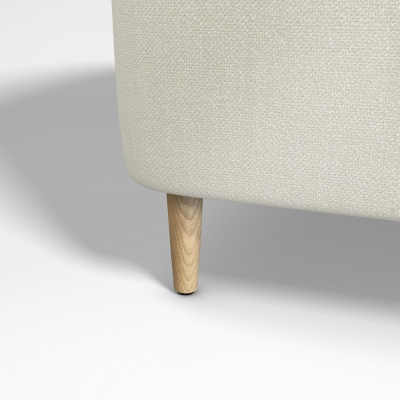 Lafayette Ivory Upholstered Queen Bed - Image 6