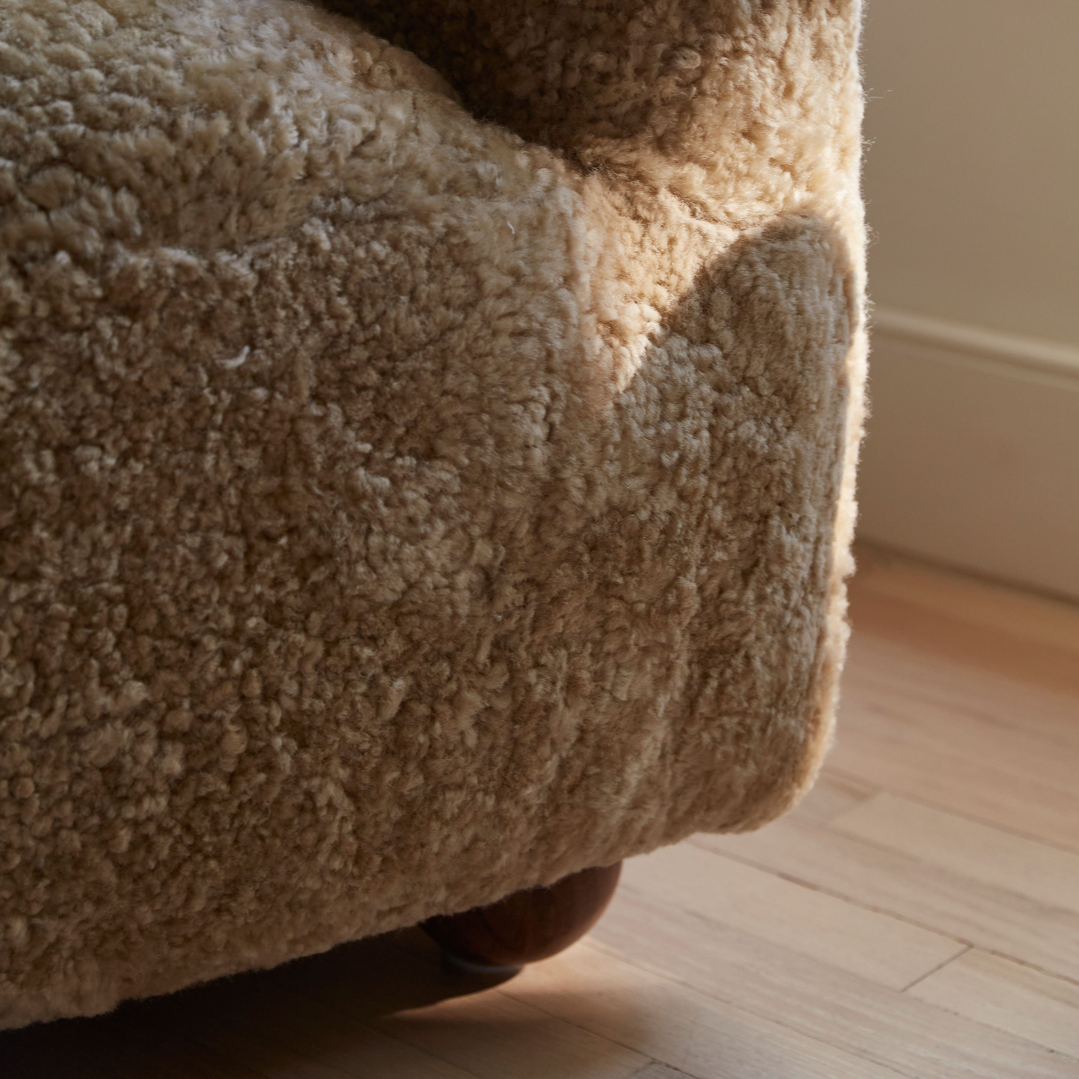 The Citizenry Vale Shearling Armchair | Cream - Image 5