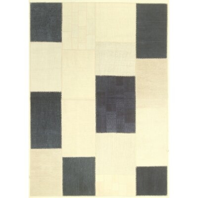 Harris Hand-Knotted Cotton Blue Area Rug - Image 0