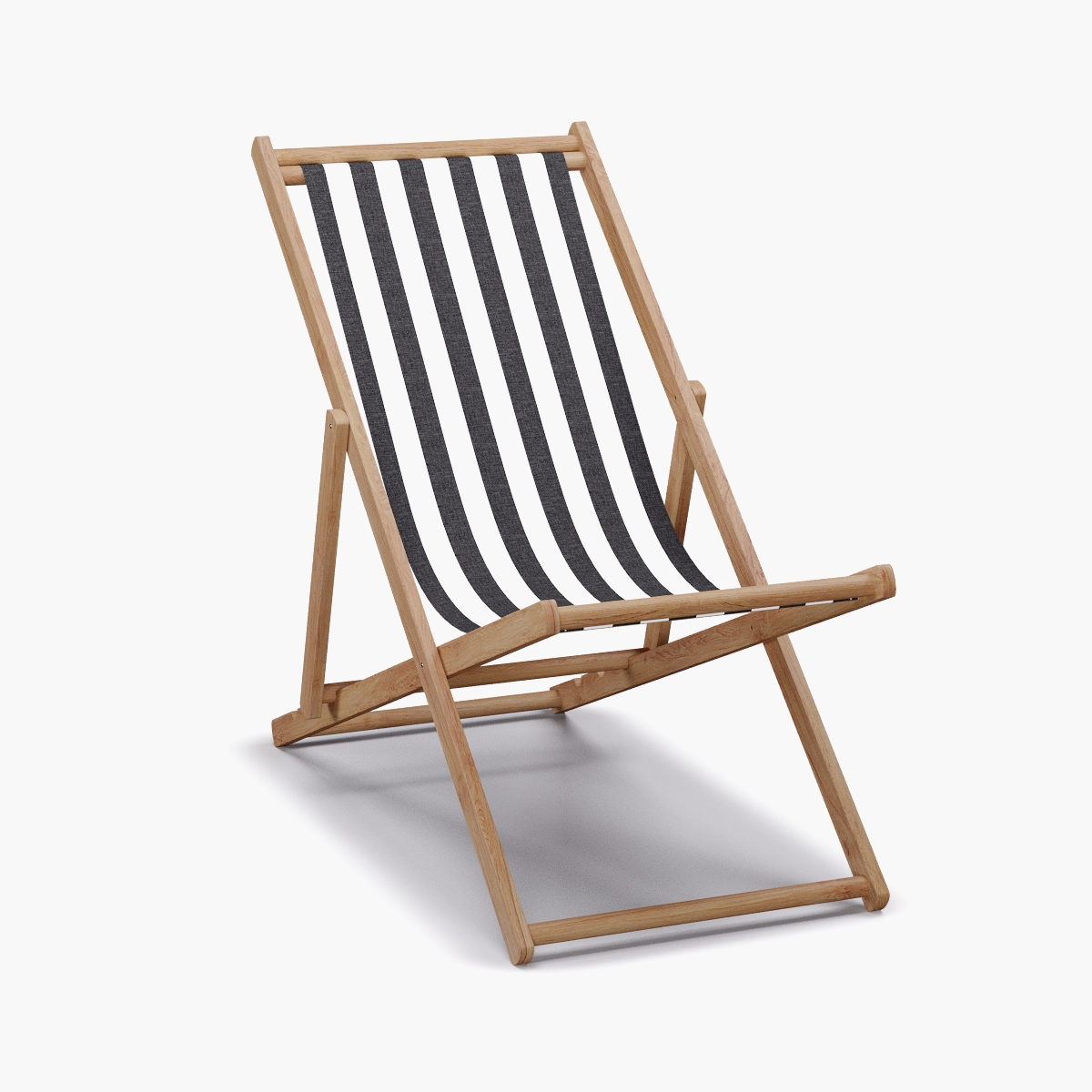 Cabana Chair, Ink Cabana Stripe - Image 0