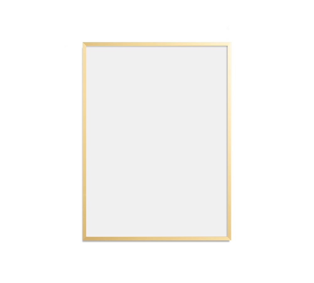 Metal Gallery Frame, No Mat, 18x24 - Matte Gold - Image 0