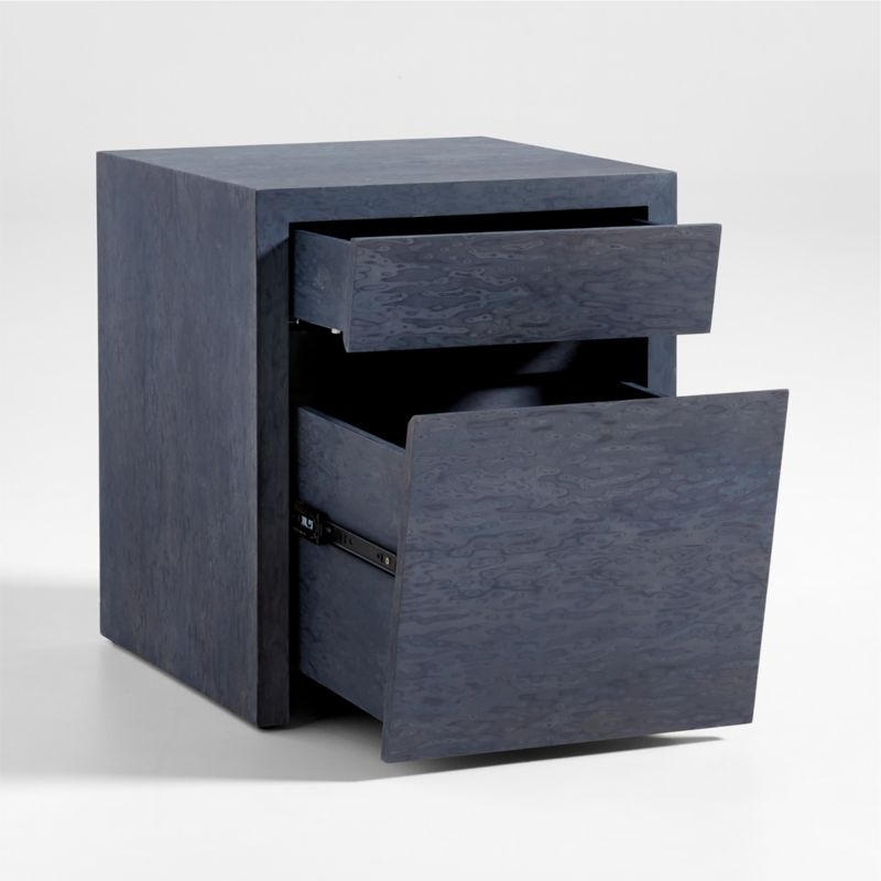 Vander Charcoal Wood Storage End Table - Image 3