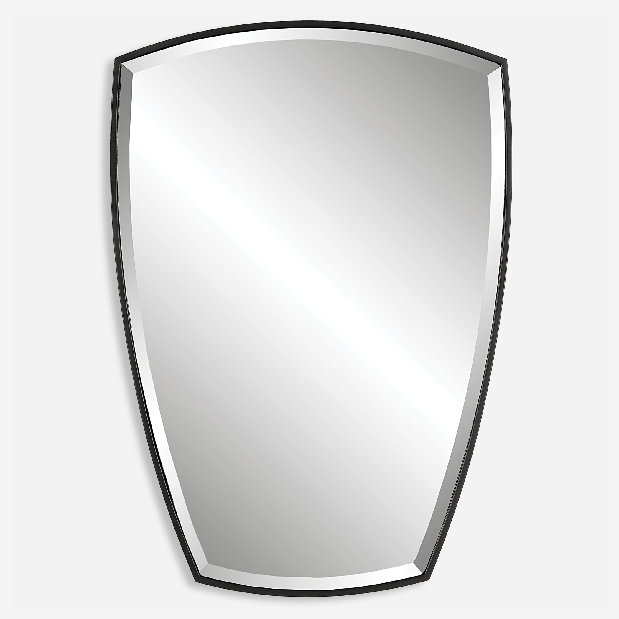Crest Curved Iron Mirror - Image 0