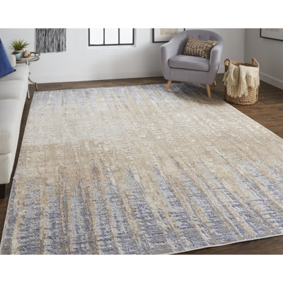 Dilpreet Wool Beige/Gray Rug - Image 0
