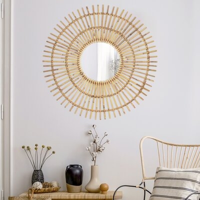 Susie Handmade Boho Modern and Contemporary Accent Mirror - Image 0