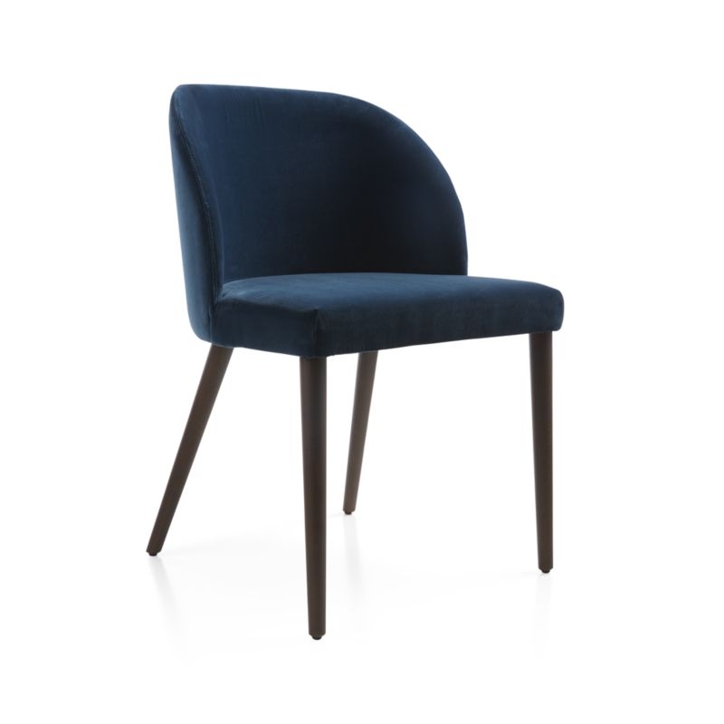 Camille Navy Velvet Dining Chair - Image 0