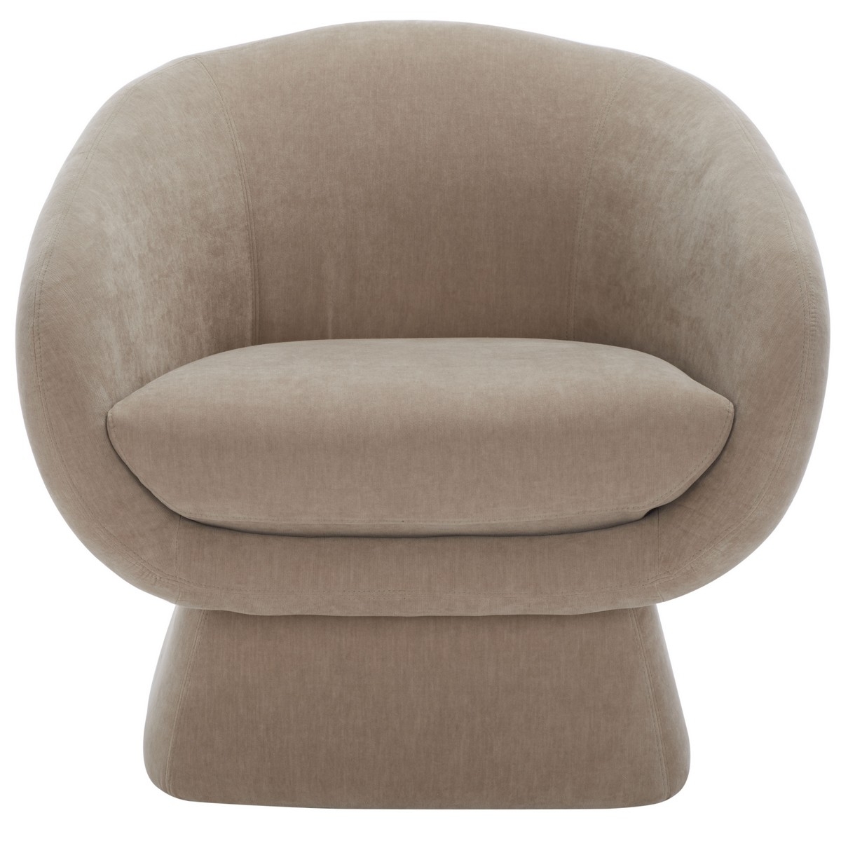 Kiana Modern Accent Chair - Light Brown - Image 0