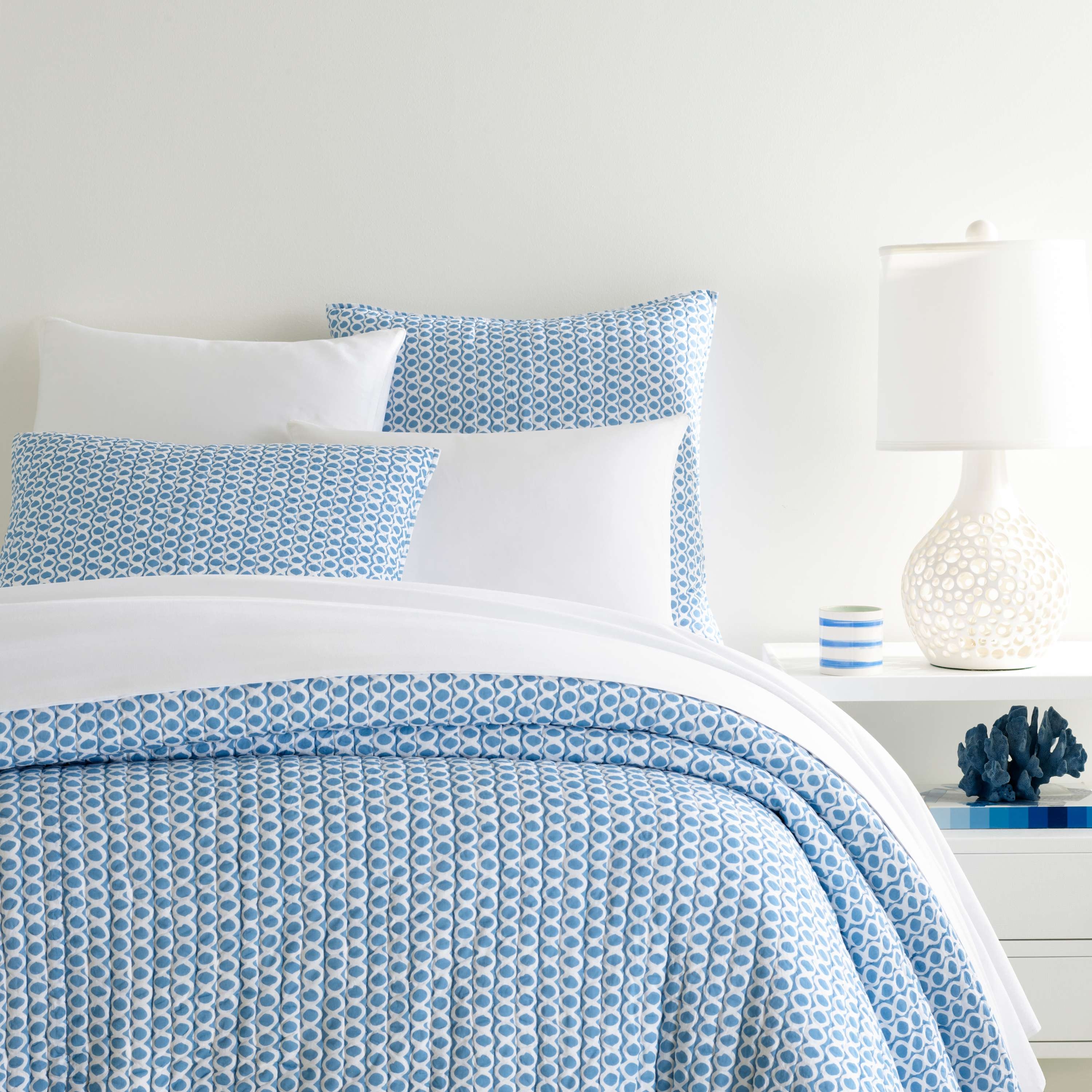 Tyler French Blue Quilt - Image 0