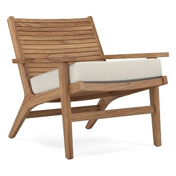 Acadia Collection Lounge Chair Cushion, Aviva, Cloud - Image 0