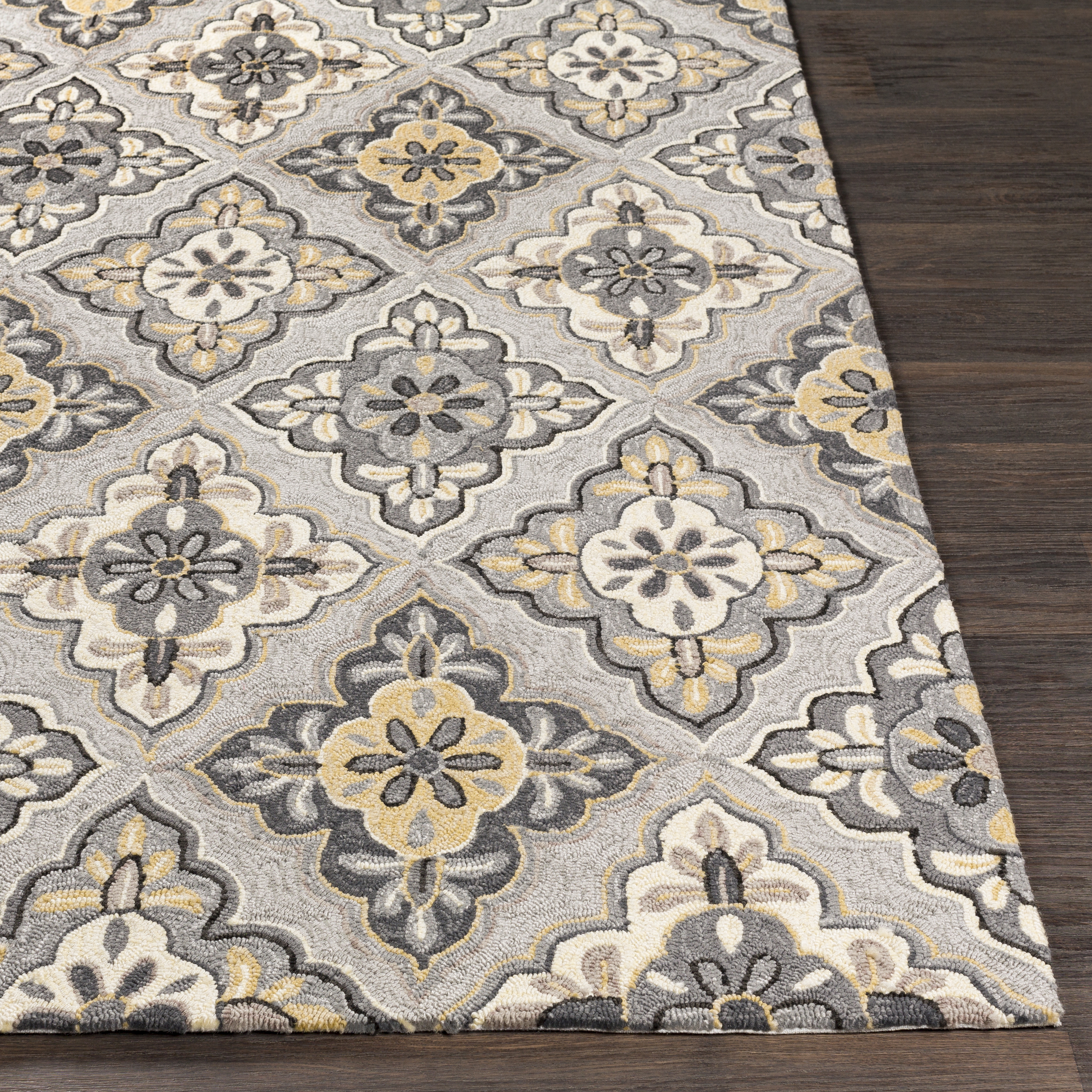 Rain Black Outdoor 3' x 5' Handmade Rug - Image 2