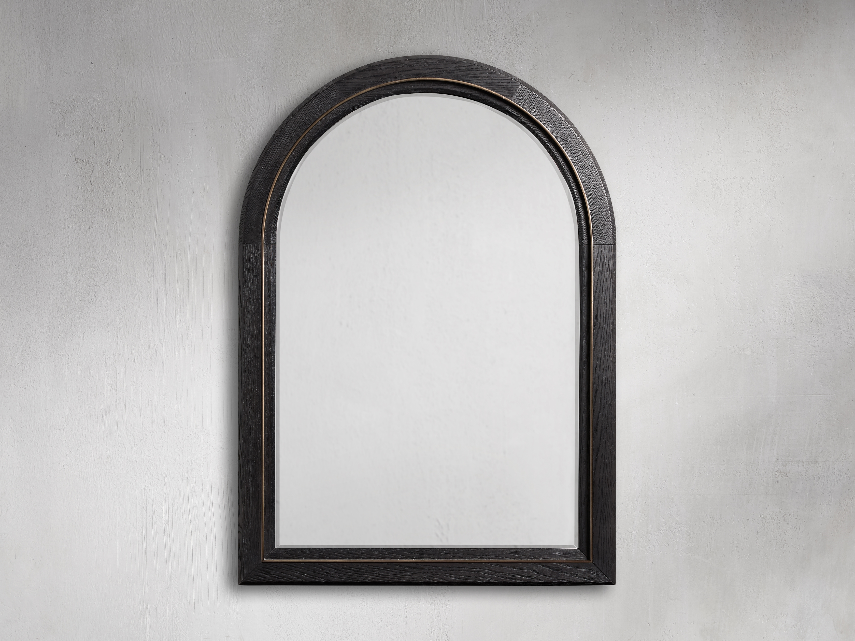 Hattie Wall Mirror in Wood Black - Image 0