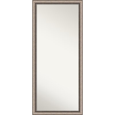 Lyla Ornate Silver Floor Leaner Full Length Mirror - Image 0