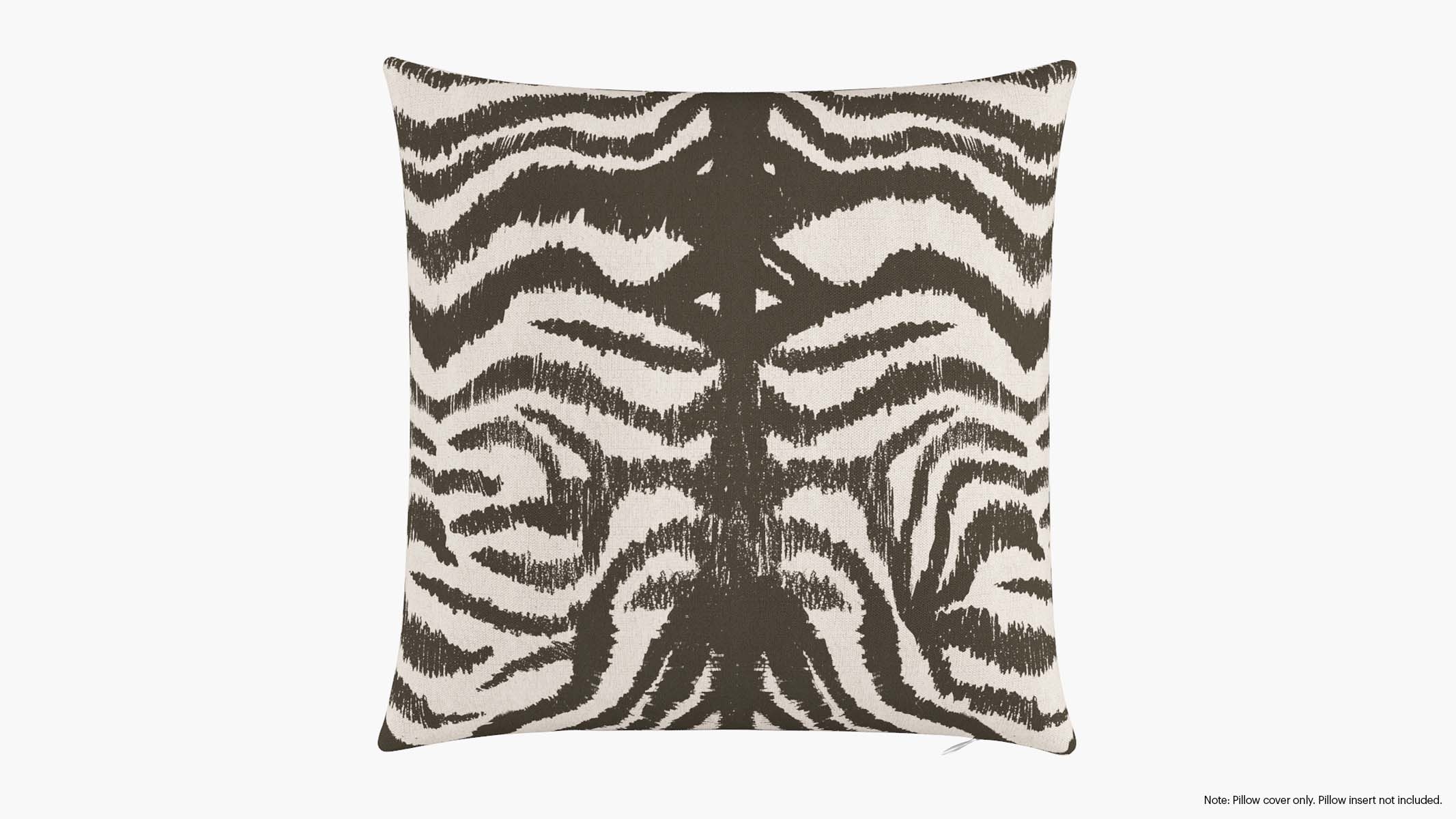 Throw Pillow Cover 20", Zebra, 20" x 20" - Image 0